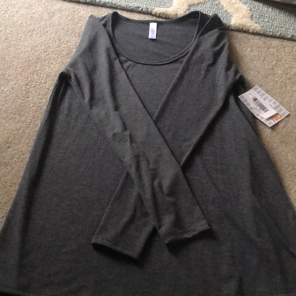 Long sleeve high low shirt